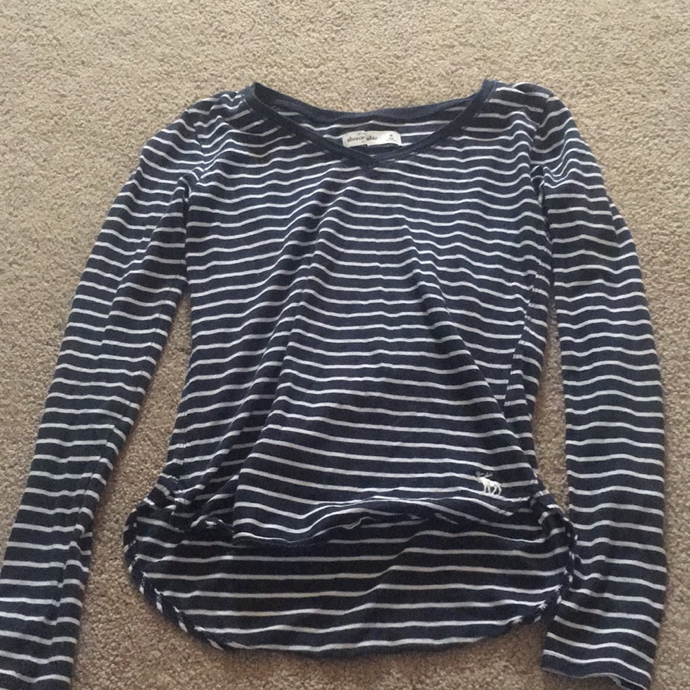 Abercrombie kids striped shirt